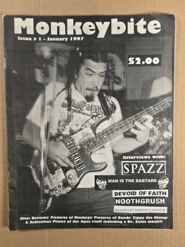 Monkeybite issue rare zine - rare,