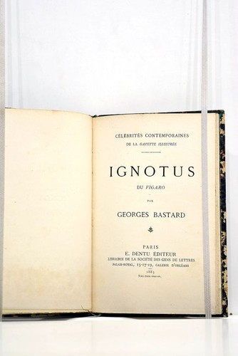 Livre ancien bastard ignotus - bastard,